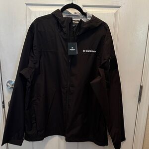 Baerskin Men's Black Windbreaker Rain Jacket Size XL NWT